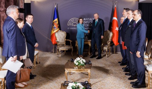 Ce au discutat Sandu și Erdogan la forumul din Antalya