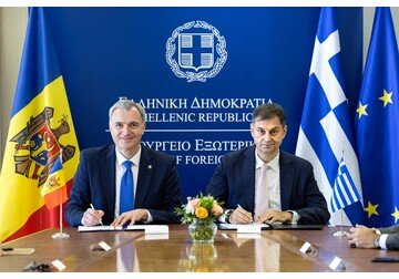 Moldova semnează un acord strategic cu Grecia la Atena