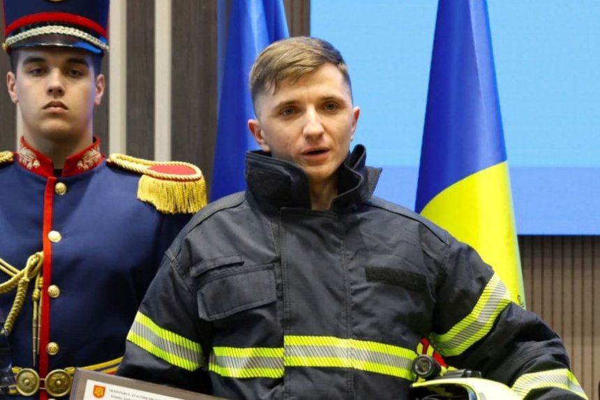 Vulcănești’den kahraman: Moldova’da yılın en iyi itfaiyecisi seçildi