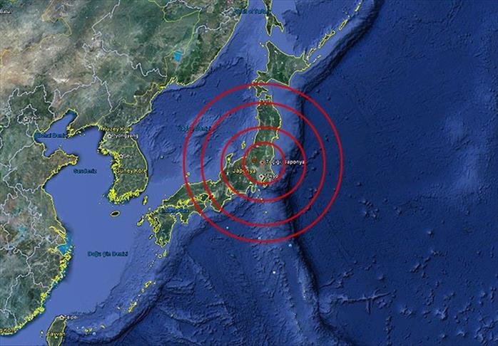 Japonya açıklarında güçlü deprem