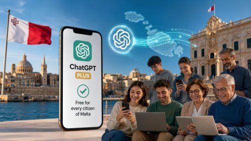 Malta oferă gratuit ChatGPT Plus cetățenilor: premieră mondială în domeniul inteligenței artificiale