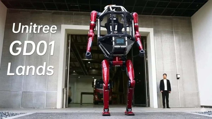 Çin’den insan taşıyabilen robot-transformer: fiyatı 650 bin dolar